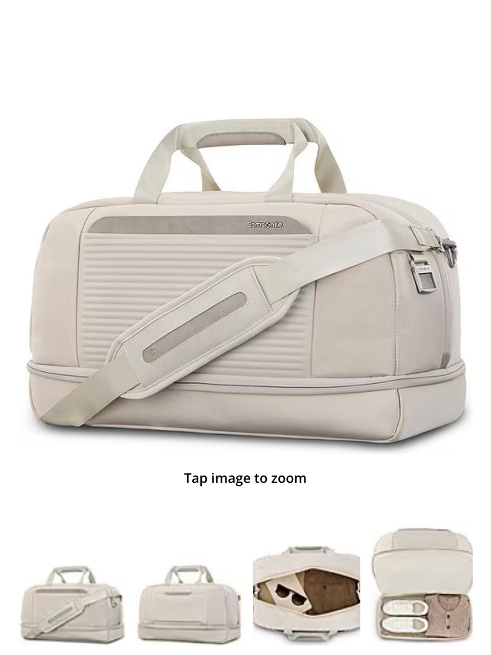 Samsonite Paralux Weekender Bag with Removable Shoulder Strap-New No Tags-